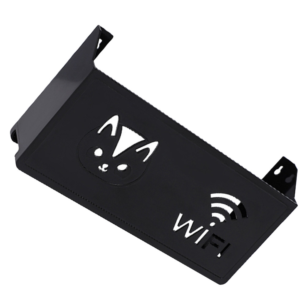 Food Storage Management - Wall-Mounted Router Storage Box No-Drill WiFi