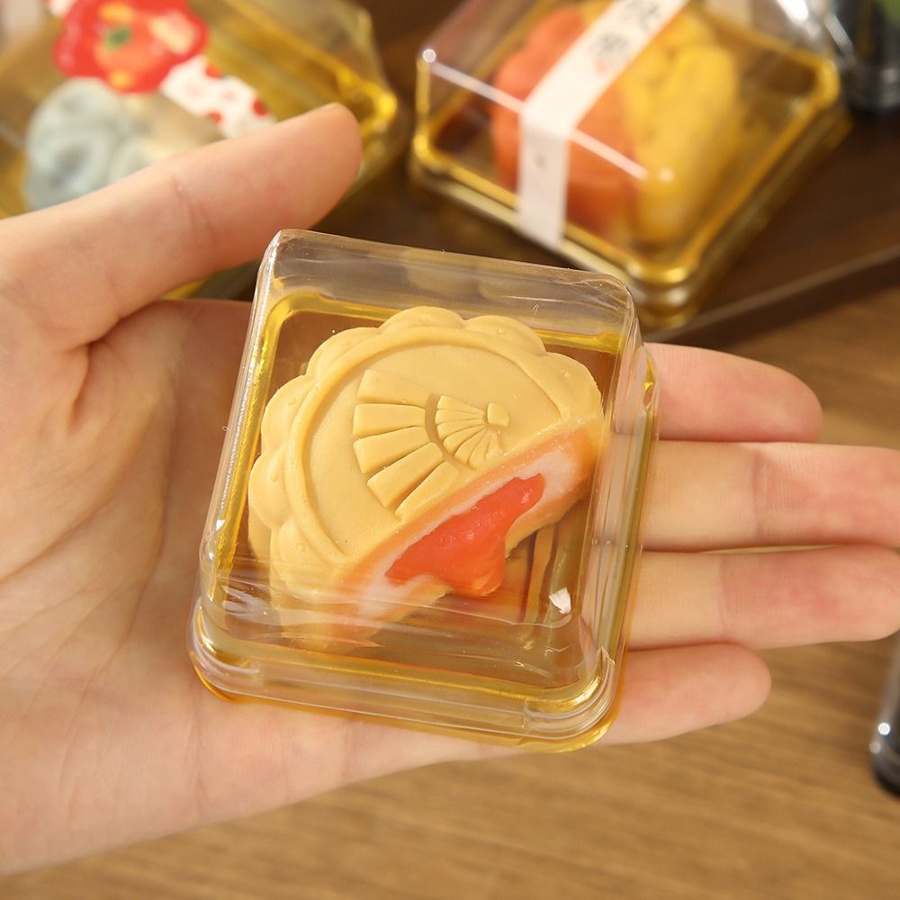 Xmas Food Storage Containers - 50Pcs 50/75/100g Moon Cake Boxes Square