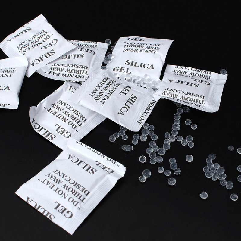 Food Storage Non Toxic - 50/100 Packs Non-Toxic Silica Gel Desiccant