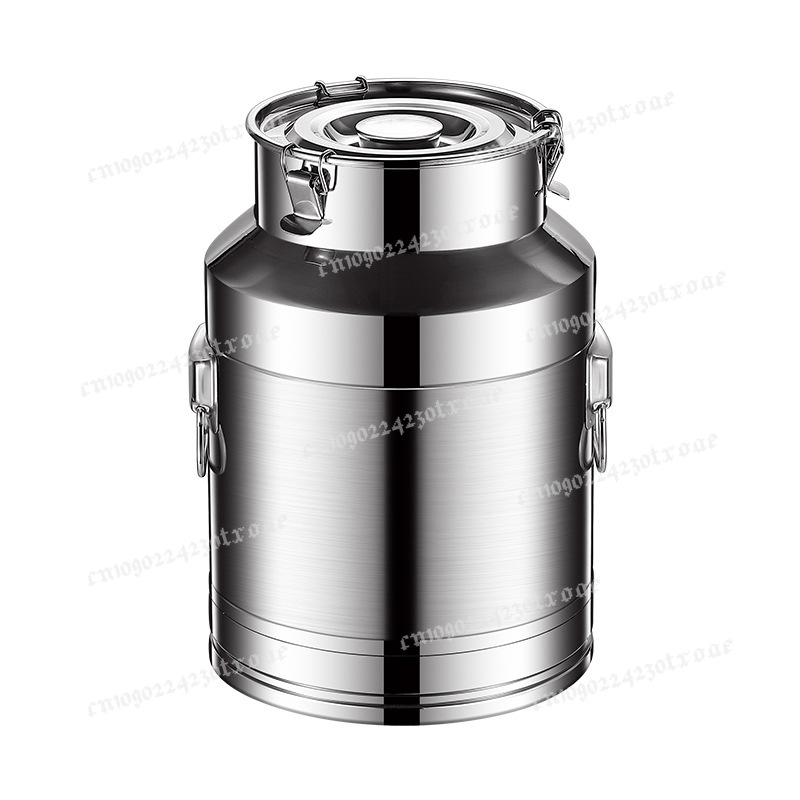 Food Storage Drums - 304 Stainless Steel Sealed Milk Bucket