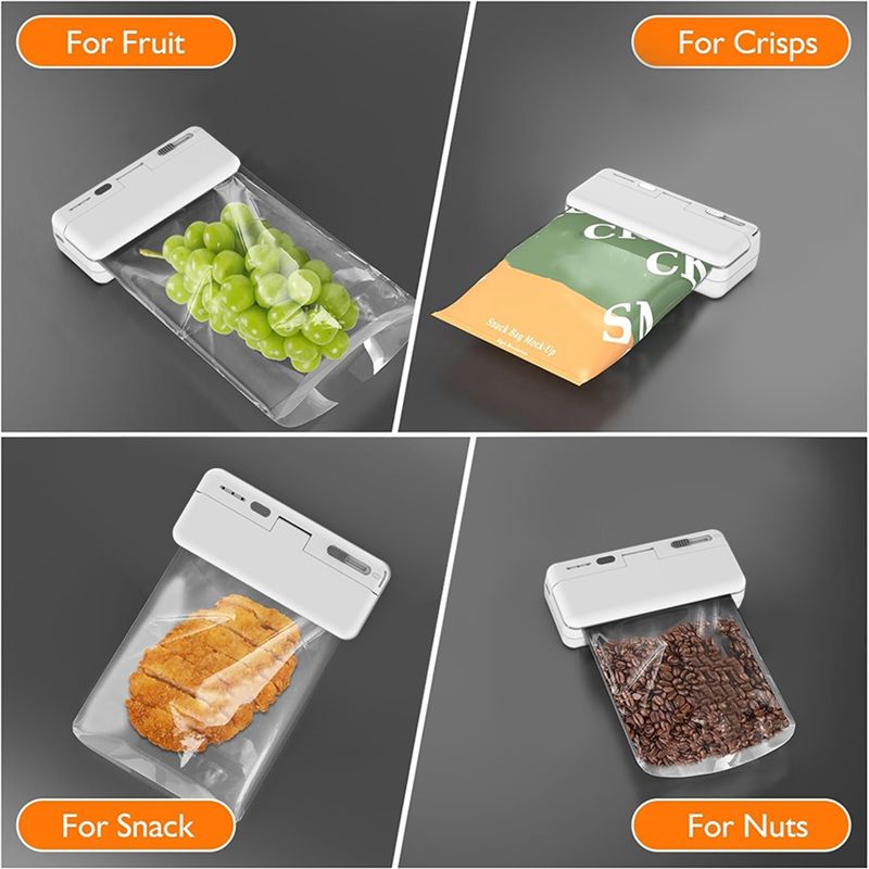 Food Storage Plastic Bag - DT39 Mini Bag Sealer Machine, Rechargeable