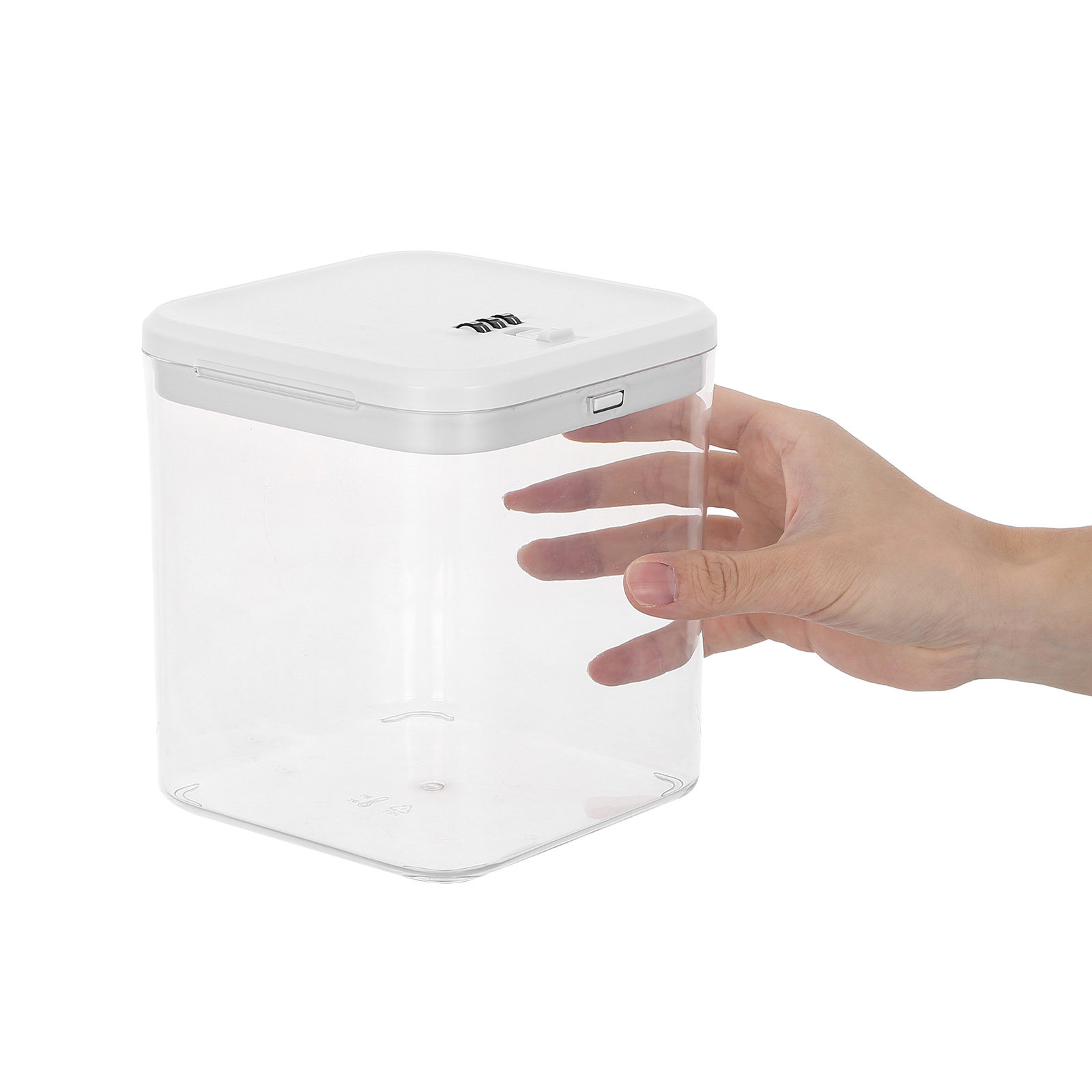 Lock And Lock Food Storage - Clear Stackable Lock Box for Fridge