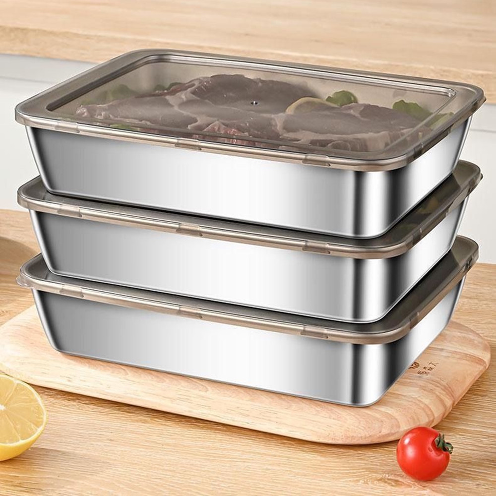 Food Storage Home - 2026 3pcs 5pcs Stainless Steel Food