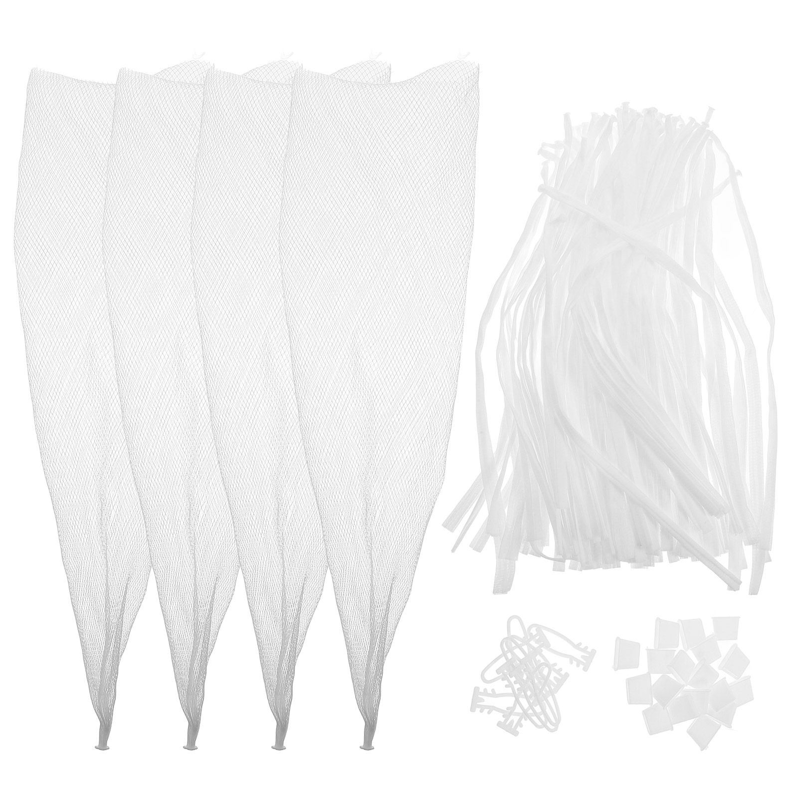 Produce Bag Reusable Mesh - 100Sets Heavy Duty Nylon Mesh Produce