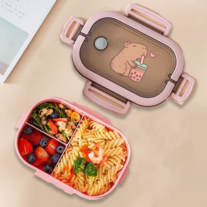 Food Storage And Organizer - Capybara Bento Lunch Box Anime Animals