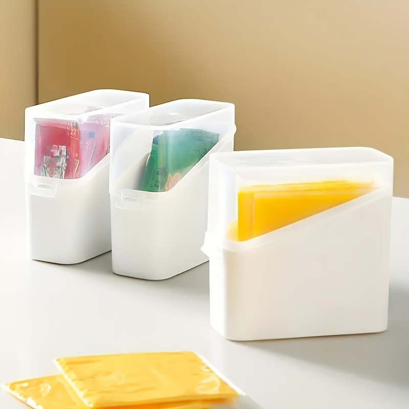 Food Storage Plastic Bag - Multi-Purpose Kitchen Storage Box for Cheese,