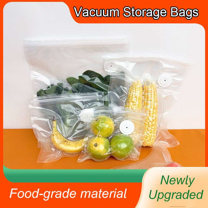 Food Storage Vacuum Seal Bags - New Reusable Air Vacuum Storage Bags