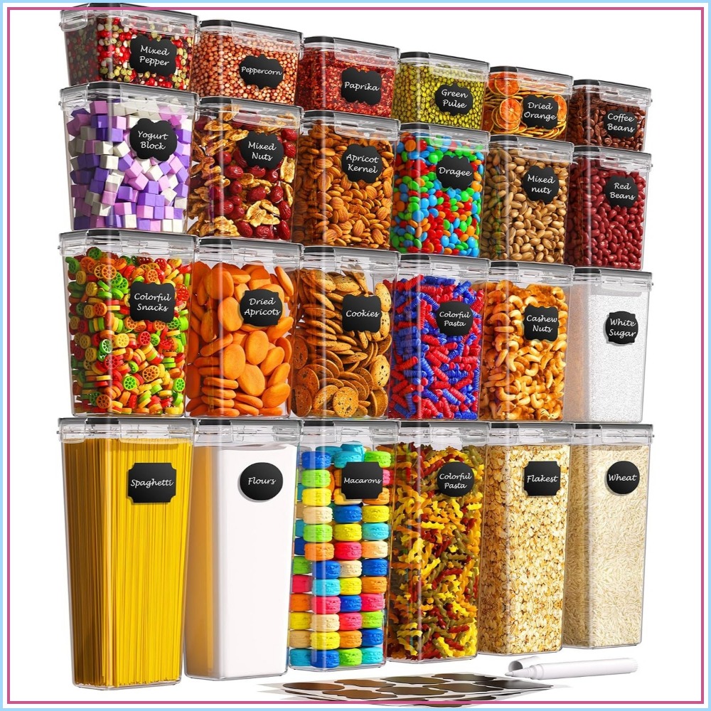 Food Storage In The Kitchen - 24 PCS Airtight Food Storage Containers