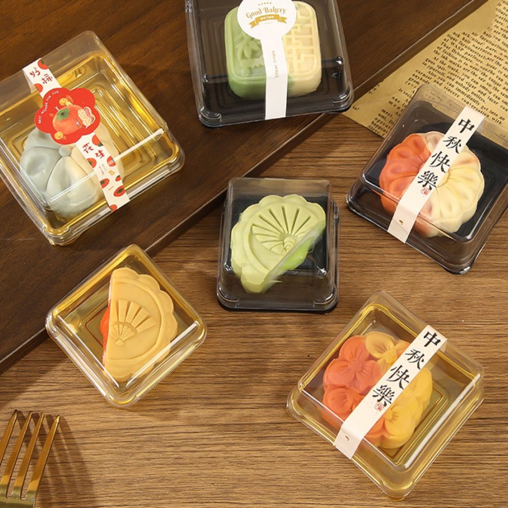 50Pcs 50/75/100g Moon Cake Box - огляд і ціна Xmas Food Storage Containers