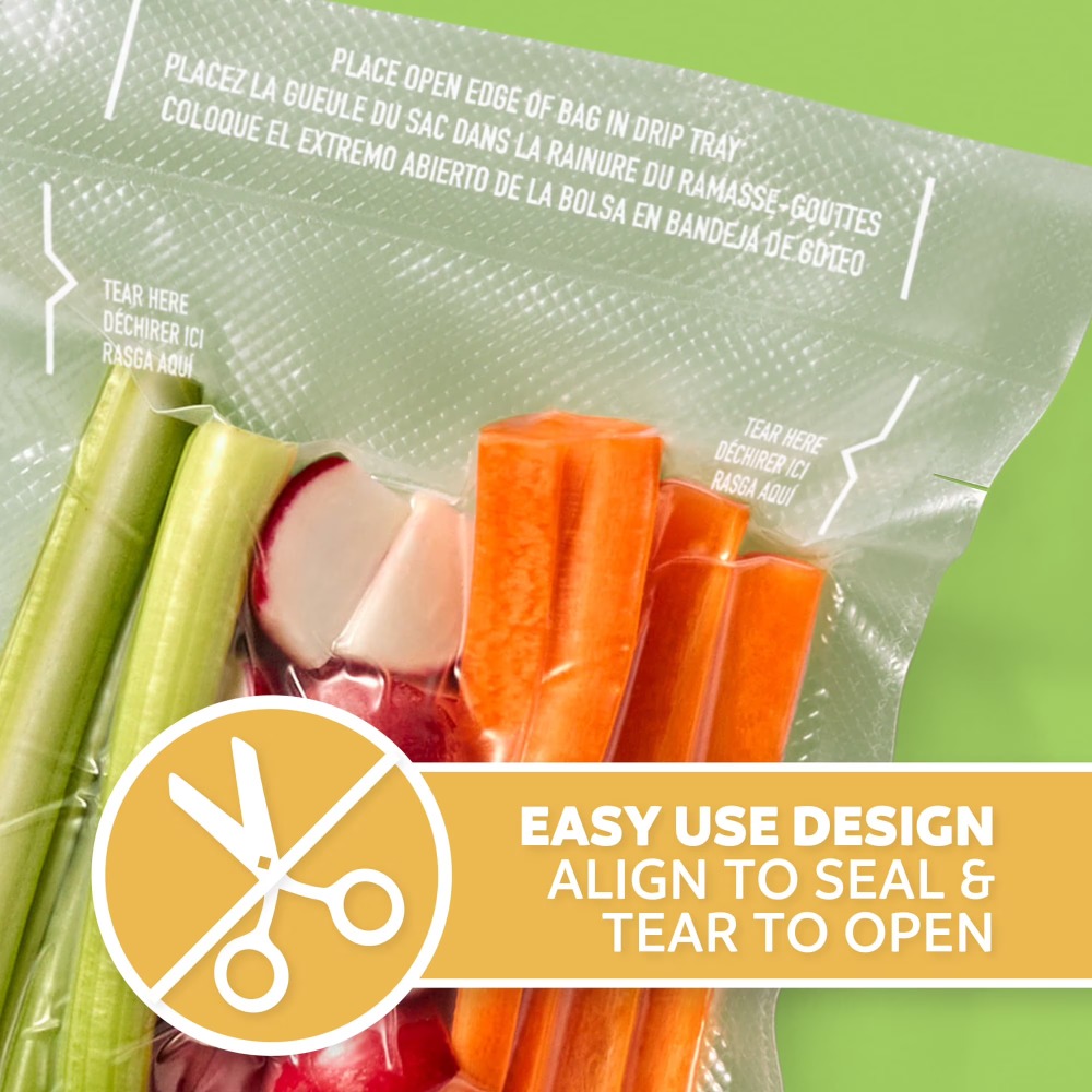 FoodSaver Pint Vacuum Seal Bag - огляд і ціна Food Storage Vacuum Seal Bags