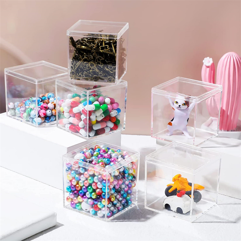 1-20pcs Transparent Acrylic Bo - огляд і ціна Xmas Food Storage Containers