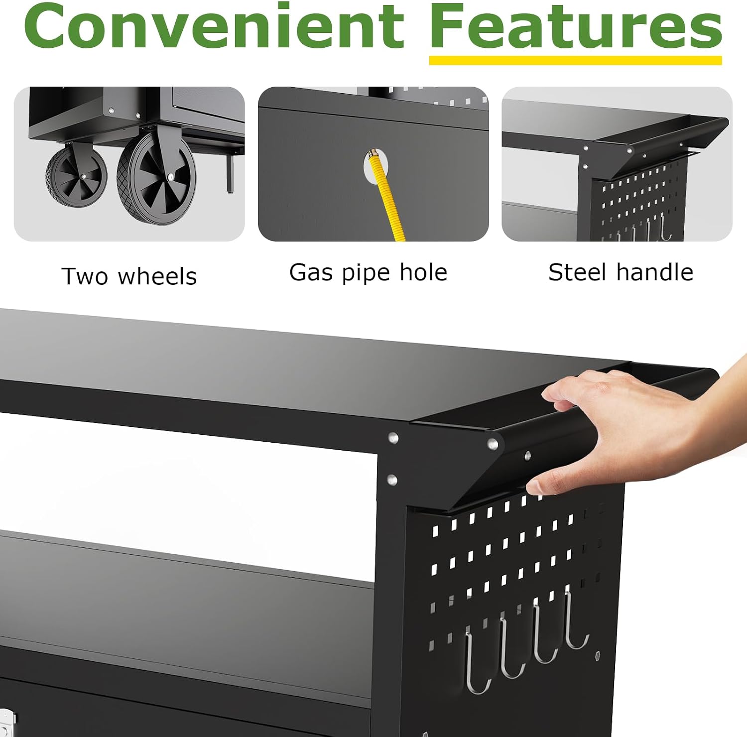 Outdoor Grill Cart Table With  - огляд і ціна Food Storage In The Kitchen