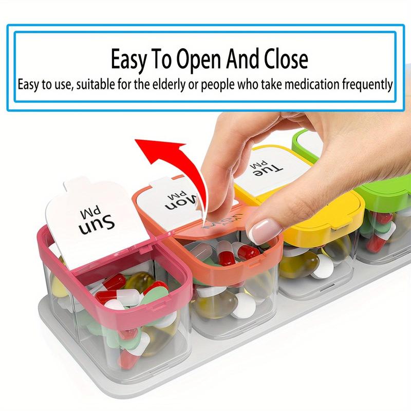 1PCS Large 7 Day Pill Organize - огляд і ціна Food Storage Xl