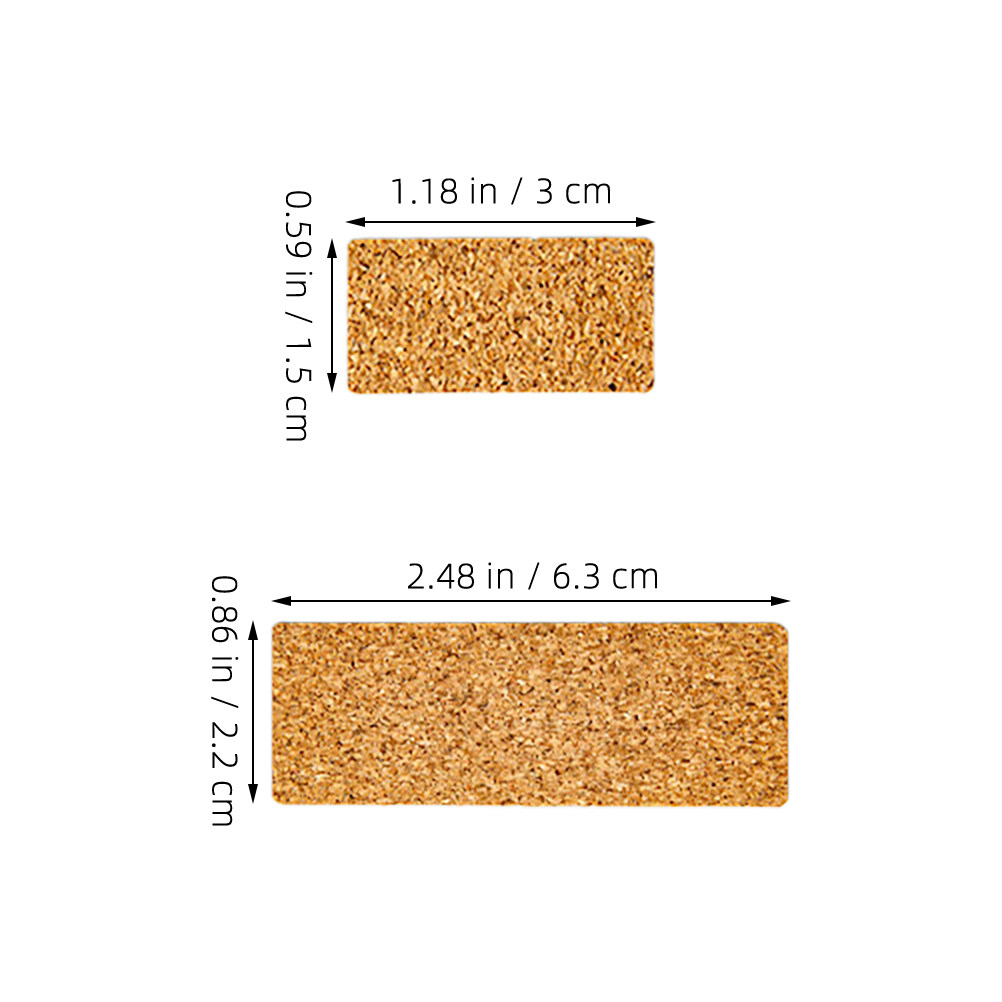 2 Bags Writable Soft Cork Pape - огляд і ціна Food Storage Jar Labels