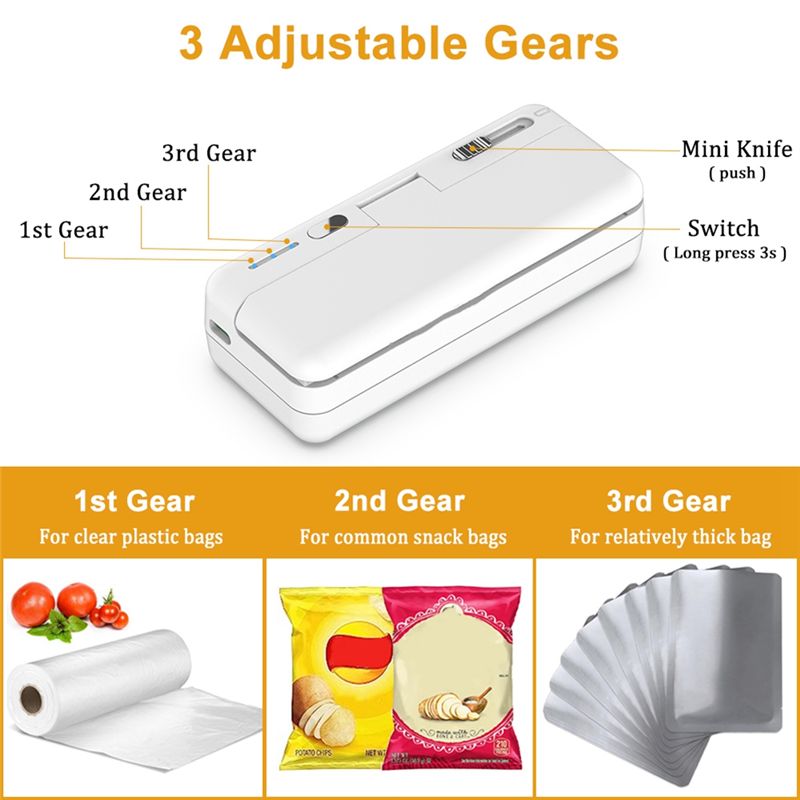 DT39 Mini Bag Sealer Machine,  - огляд і ціна Food Storage Plastic Bag
