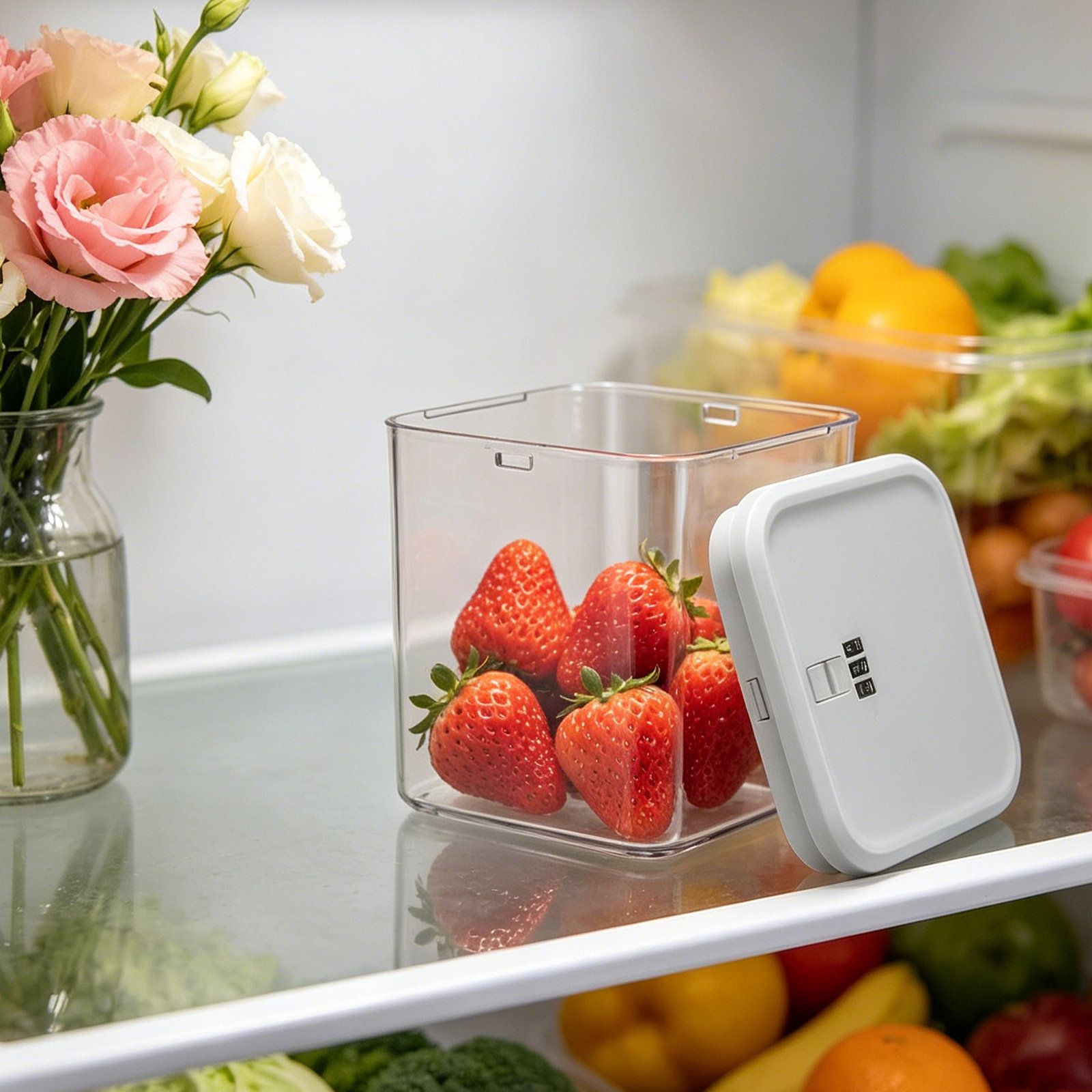 Clear Stackable Lock Box for F - огляд і ціна Lock And Lock Food Storage