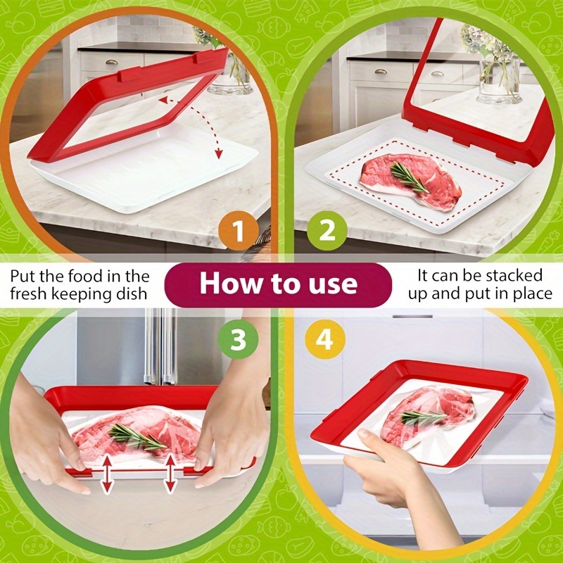 Food Preservation Tray Reusabl - огляд і ціна Food Storage And Safety