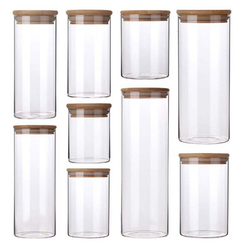 4/8pcs 250ml 500ml 1000ml Glas - огляд і ціна Food Storage Drums