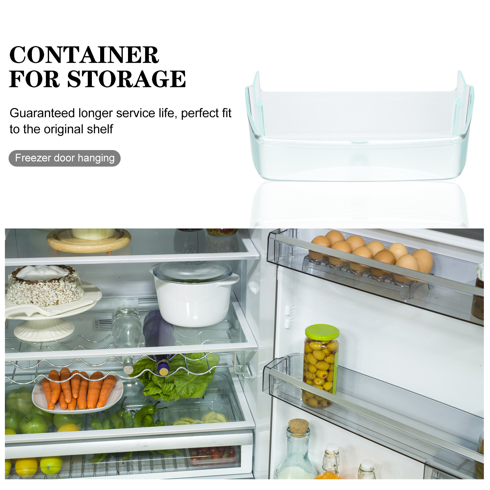 Plastic Fridge Side Door Organ - огляд і ціна Food Storage And Organizer