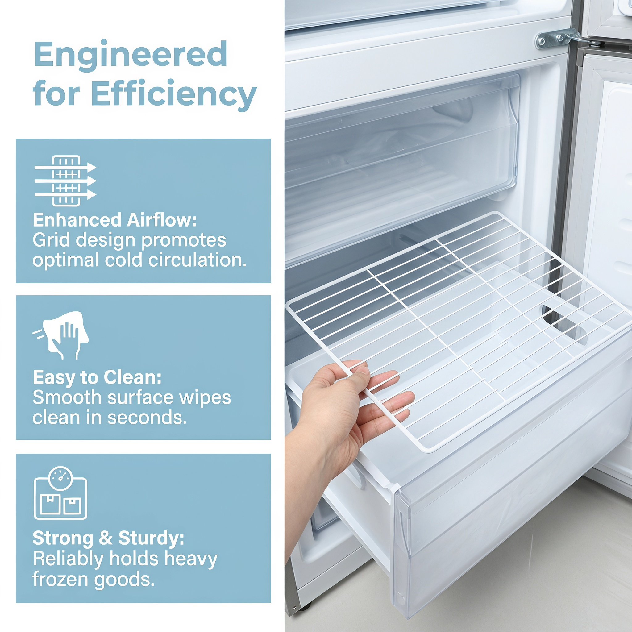 Chest Freezer Metal Wire Shelf - огляд і ціна Food Storage And Organizer