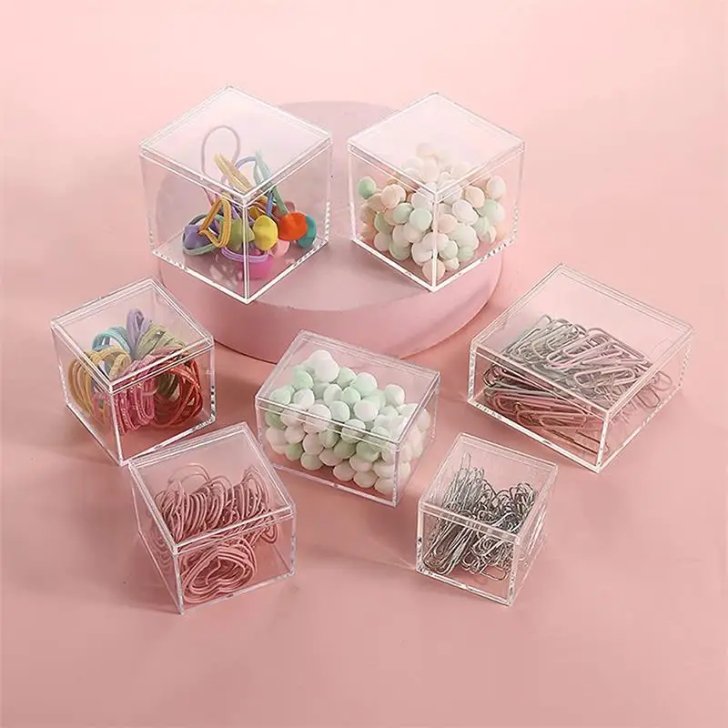 12 PCS Transparent Acrylic Box - огляд і ціна Xmas Food Storage Containers
