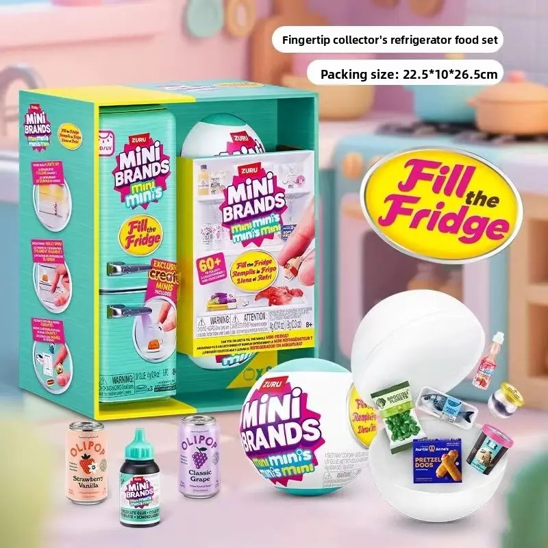 Mini Brands Fill The Fridge Bl - огляд і ціна Food Storage Small