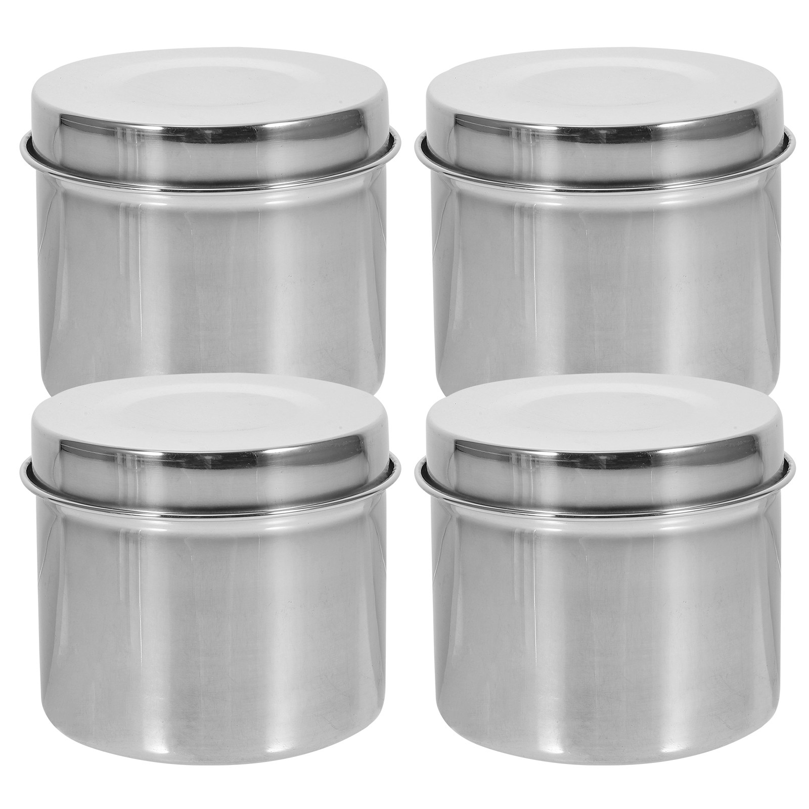 4Pcs Polished Stainless Steel  - огляд і ціна Food Storage And Safety