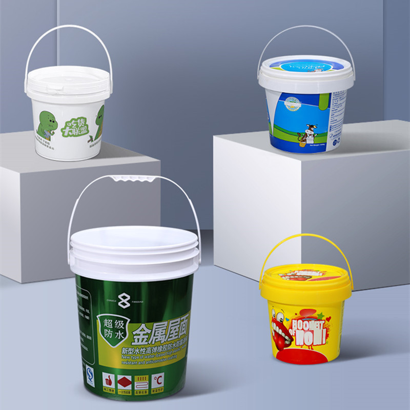 1PC 4 Liter Round Plastic Buck - огляд і ціна Food Storage Not Plastic