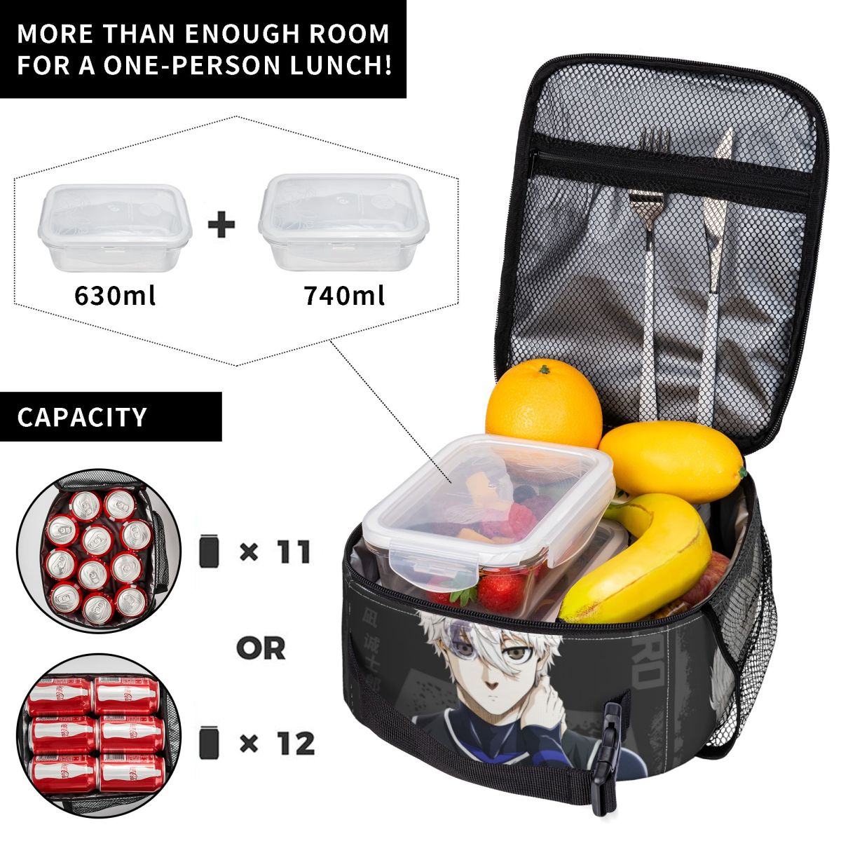 Insulated Lunch Boxes Anime Bl - огляд і ціна Lock And Lock Food Storage