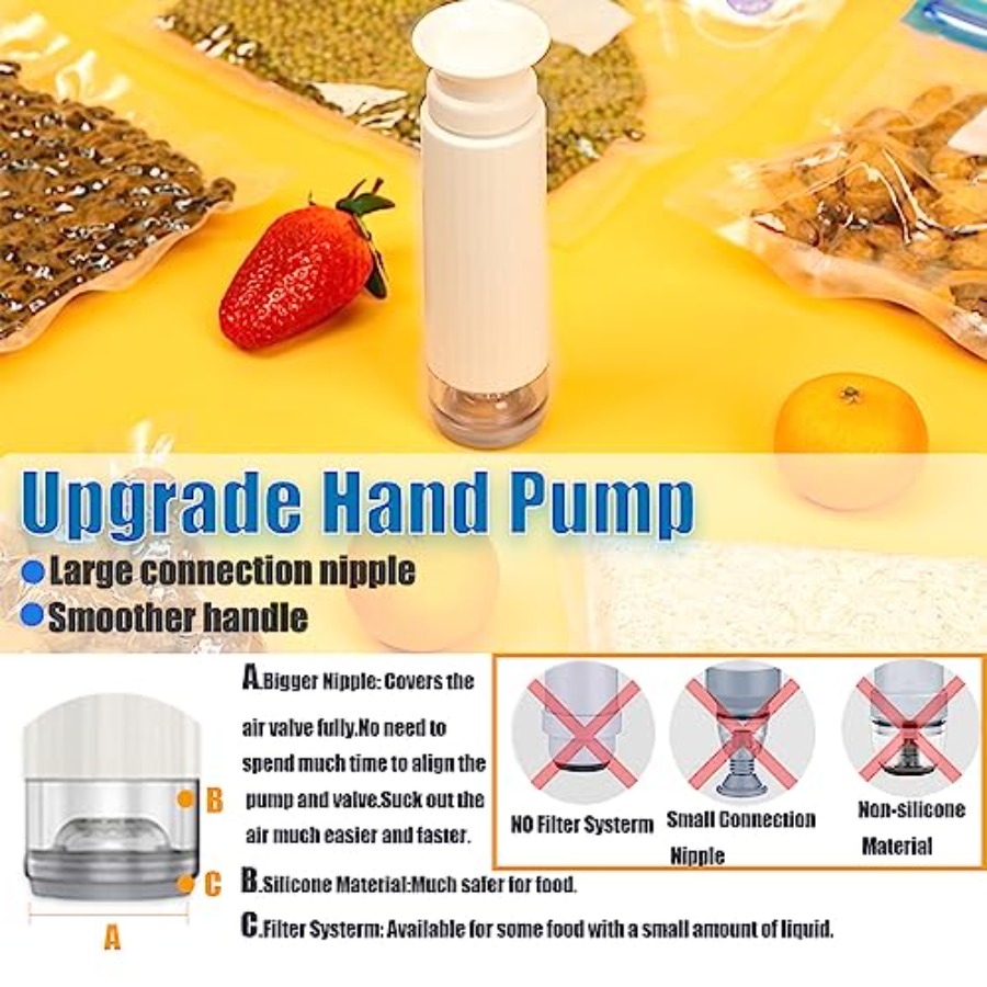 for Sous Vide Bags, Manual Han - огляд і ціна Vacuum Sealer Bag