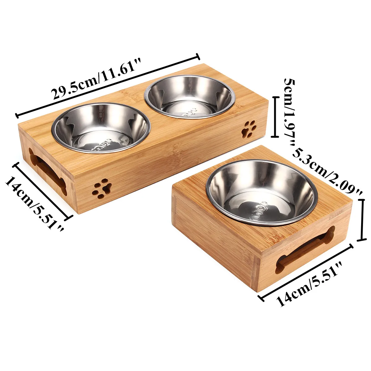 Pet Cat Bowl Bear Bamboo Plate - огляд і ціна Food Storage And Safety