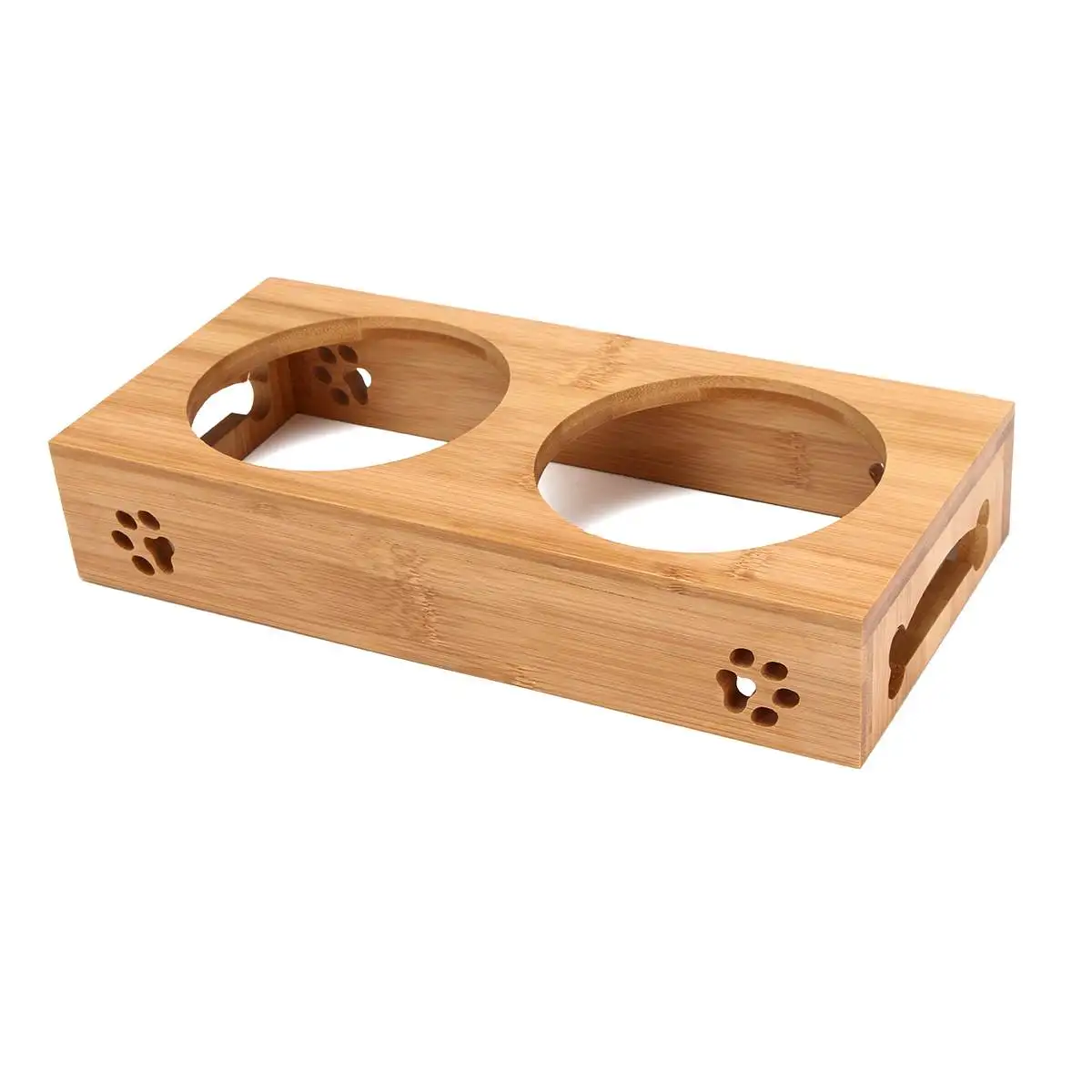 Pet Cat Bowl Bear Bamboo Plate - огляд і ціна Food Storage And Safety