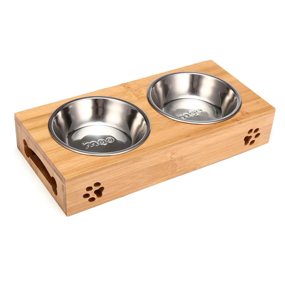 Pet Cat Bowl Bear Bamboo Plate - огляд і ціна Food Storage And Safety