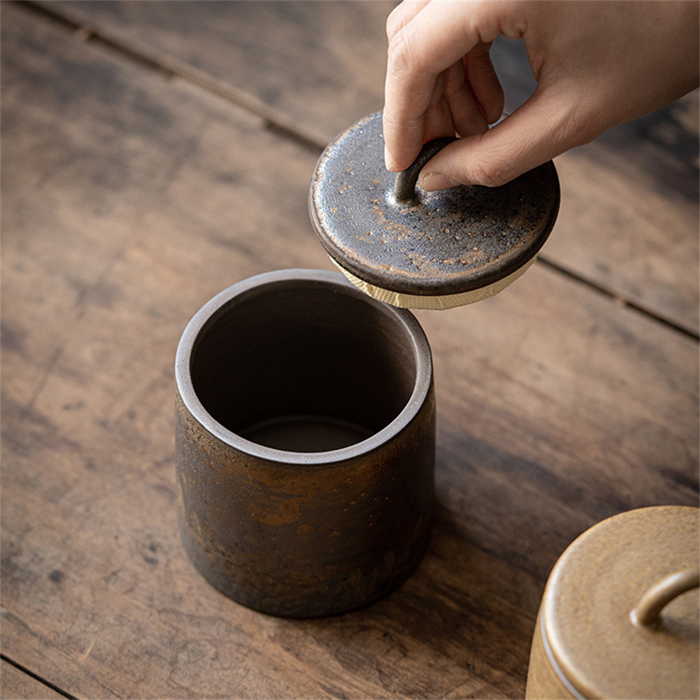 Ceramic Tea Caddy Sealed Jar S - огляд і ціна Food Storage Small