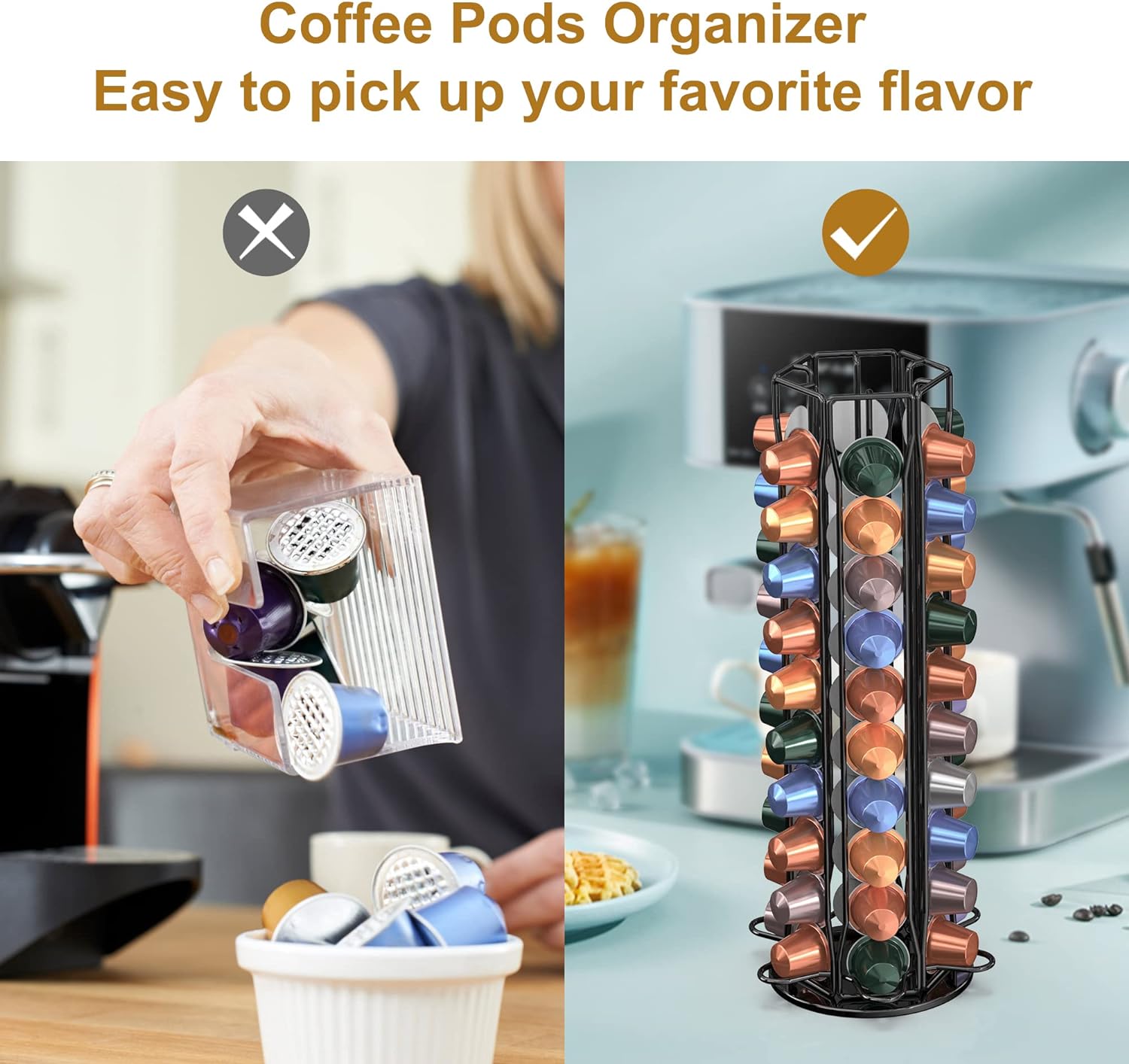 Coffee Pod Holder for Nespress - огляд і ціна Food Storage Xl