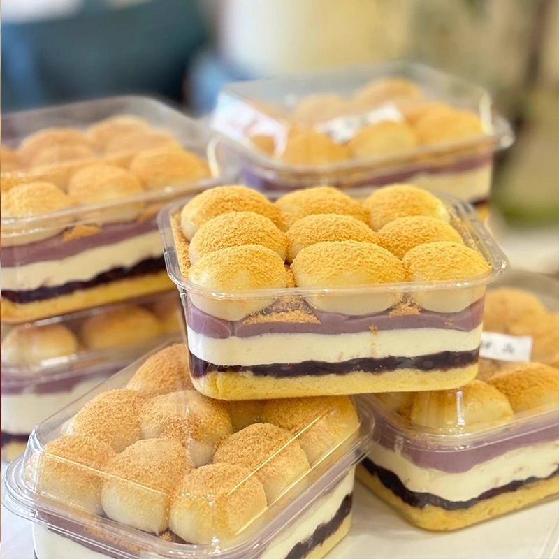 5/10PCS Plastic Cake Box with  - огляд і ціна Xmas Food Storage Containers