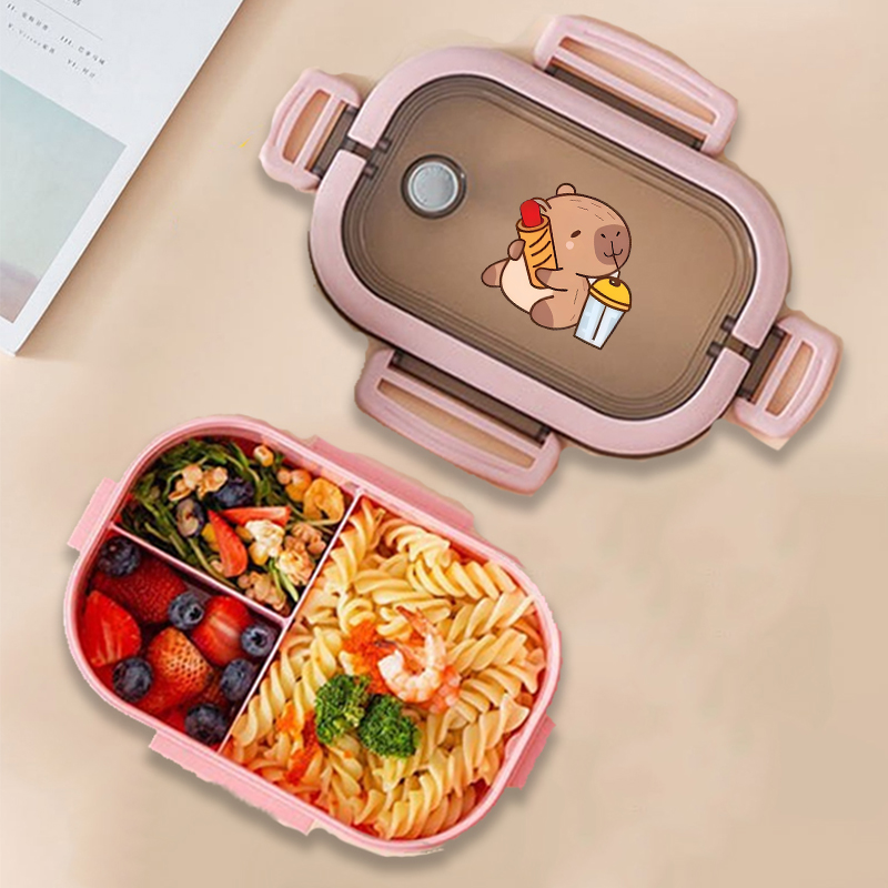 Capybara Bento Lunch Box Anime - огляд і ціна Food Storage And Organizer
