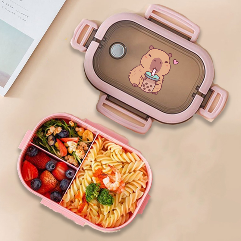 Capybara Bento Lunch Box Anime - огляд і ціна Food Storage And Organizer