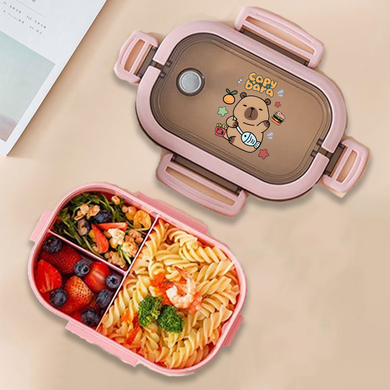Capybara Bento Lunch Box Anime - огляд і ціна Food Storage And Organizer