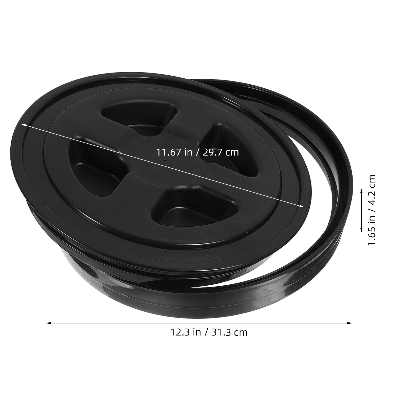 2Pcs Lock Bucket Lid Airtight  - огляд і ціна Lock And Lock Food Storage