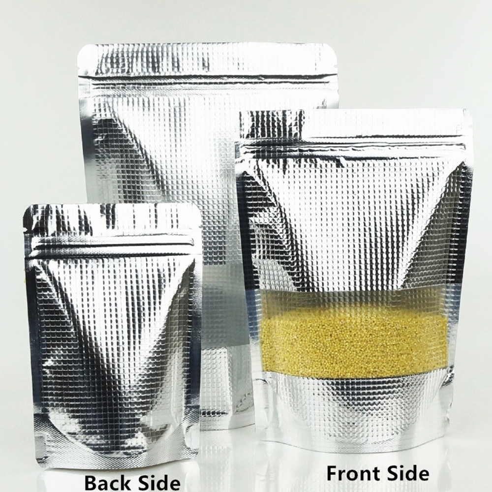 100pcs Silver Aluminum-Coated  - огляд і ціна Lock And Lock Food Storage