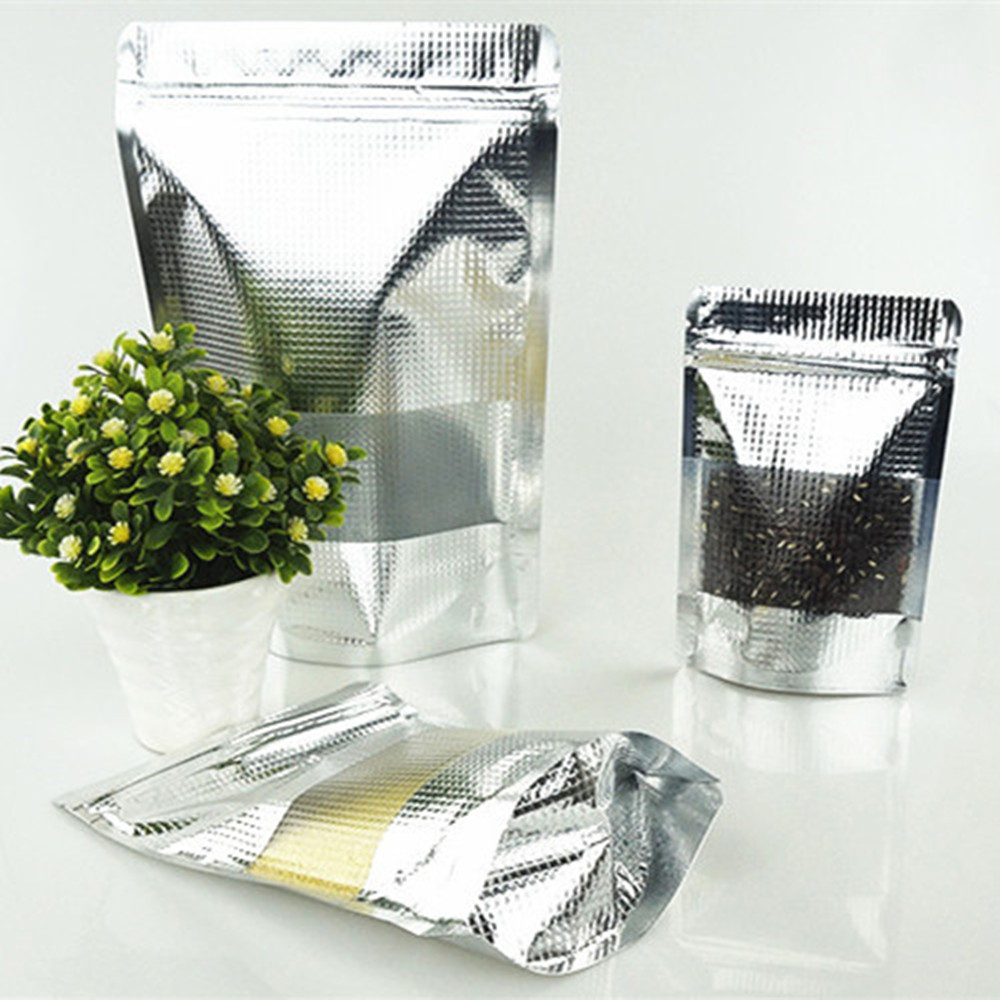 100pcs Silver Aluminum-Coated  - огляд і ціна Lock And Lock Food Storage