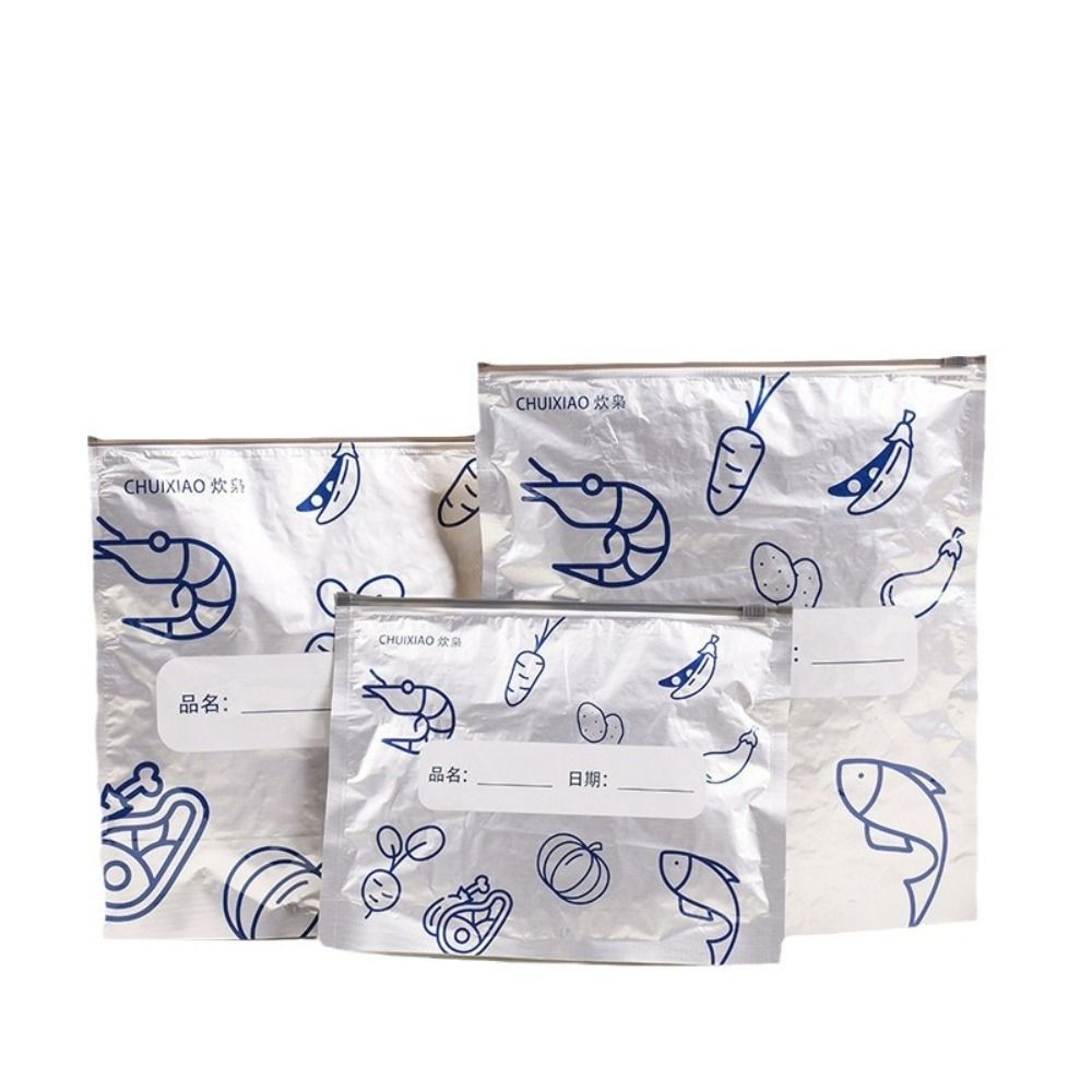 10Pcs/Bag Large Capacity Alumi - огляд і ціна Food Storage Plastic Bag
