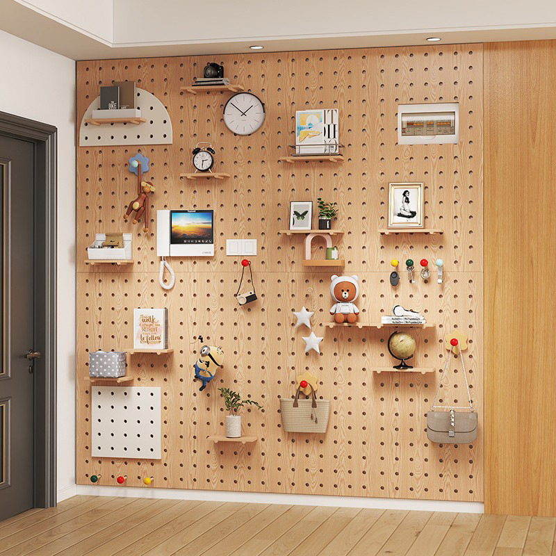 Solid Wood Nordic Pegboard Wal - огляд і ціна Food Storage And Organizer
