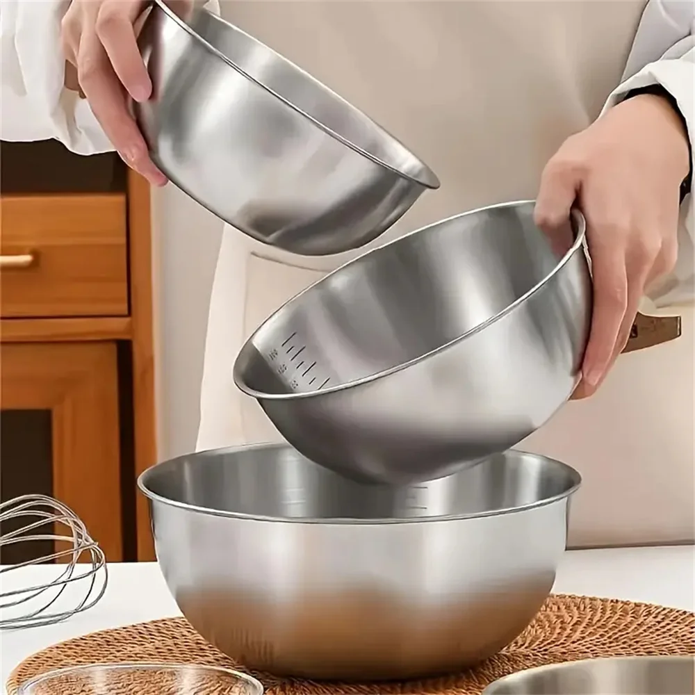 1-3 Stainless Steel Bowl Set w - огляд і ціна Food Storage Home