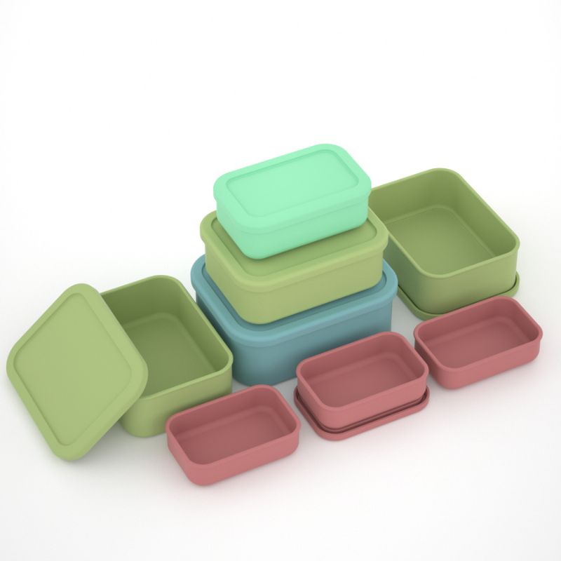 Set/2pcs Rectangular Silicone  - огляд і ціна Food Storage Xl