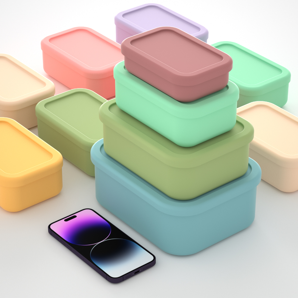 Set/2pcs Rectangular Silicone  - огляд і ціна Food Storage Xl