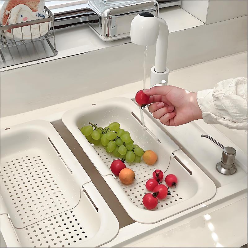 Telescopic Drain Basket, Light - огляд і ціна Food Storage Non Toxic