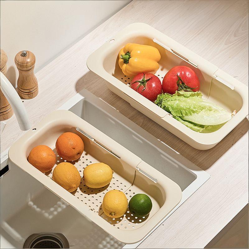 Telescopic Drain Basket, Light - огляд і ціна Food Storage Non Toxic
