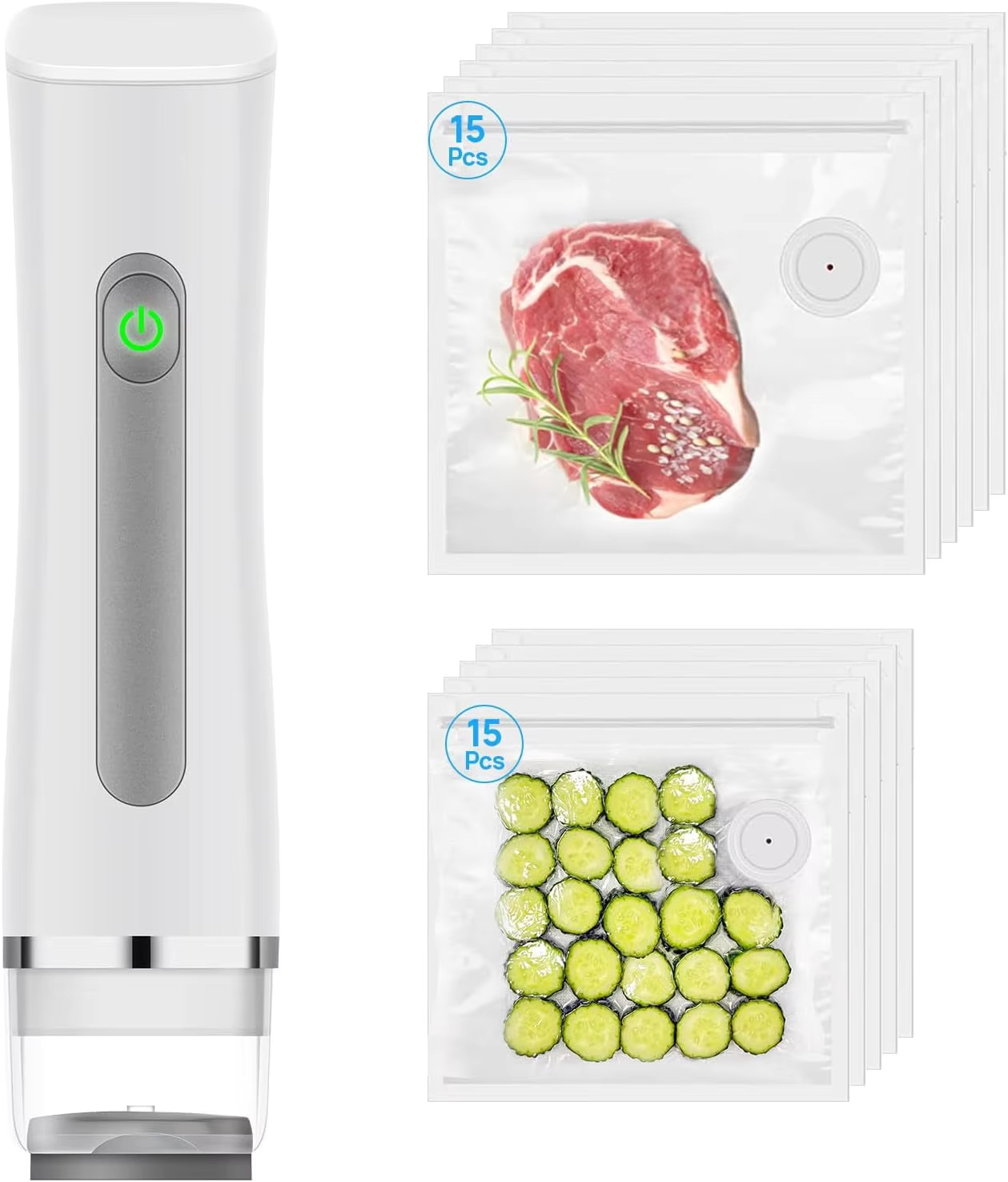 Vacuum Sealer for Food with Vi - огляд і ціна Food Storage Vacuum Seal Bags